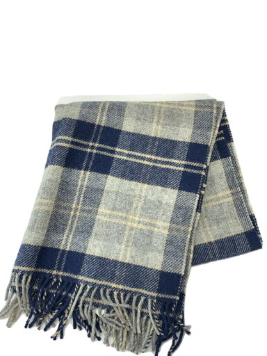 【中古】TWEED MILL◆マフラー/ウール/BLU/チェック/レディース/PNW-70-183【服飾雑貨他】 【中古】TWEED MILL◆マフラー/ウール/BLU/チェック/レディース/PNW-70-183【服飾雑貨他】