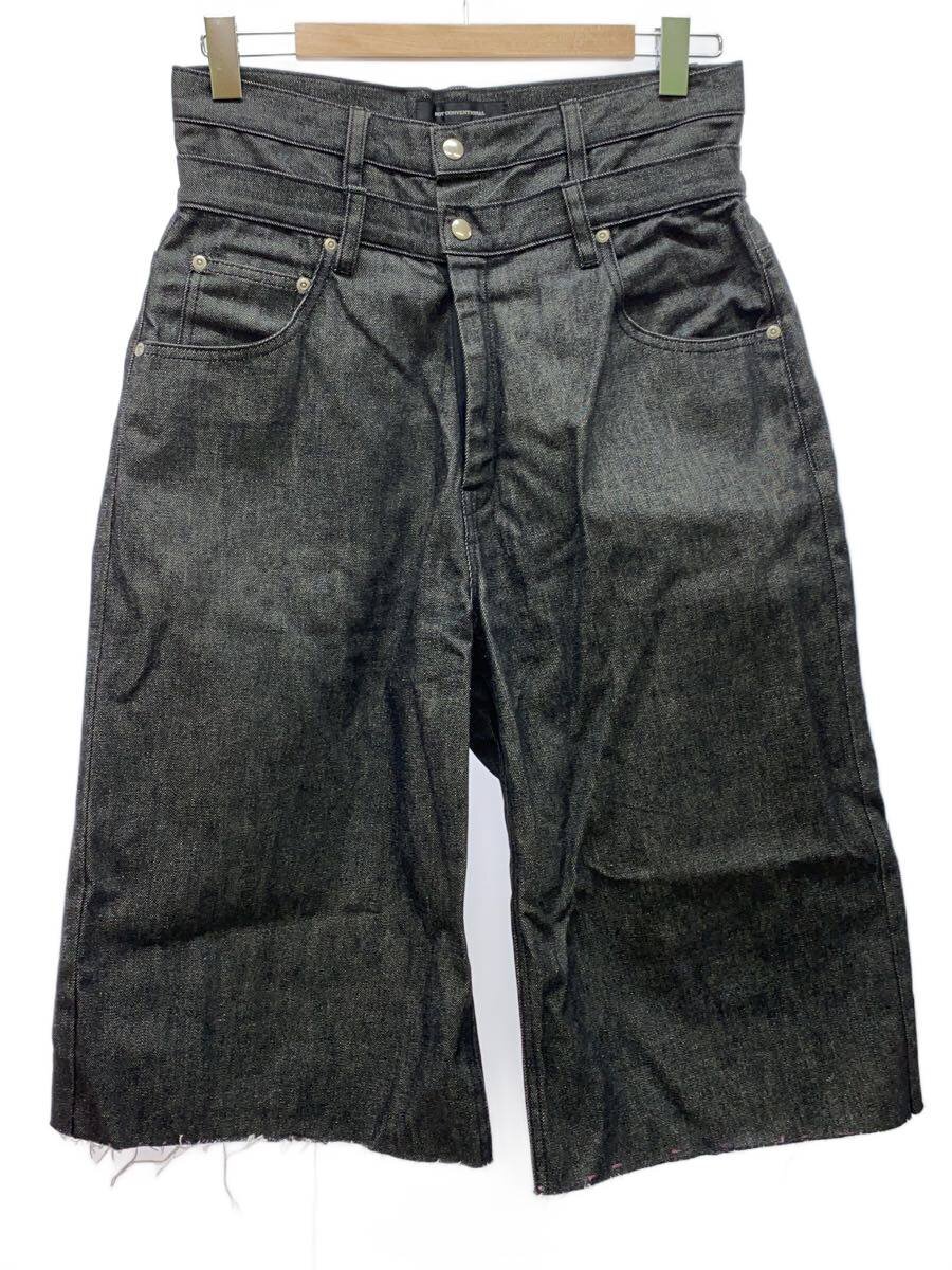 【中古】NOT CONVENTIONAL◆ボトム/FREE/コットン/BLK/n23-038-BLK【メンズウェア】