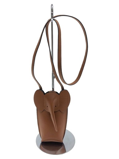 【中古】LOEWE◆ロエベ/エレファントポケット/クラシックカーフ/ポシェット/ショルダーバッグ/レザー/BRW/無地//【バッグ】 【中古】LOEWE◆ロエベ/エレファントポケット/クラシックカーフ/ポシェット/ショルダーバッグ/レザー/BRW/無地//【バッグ】