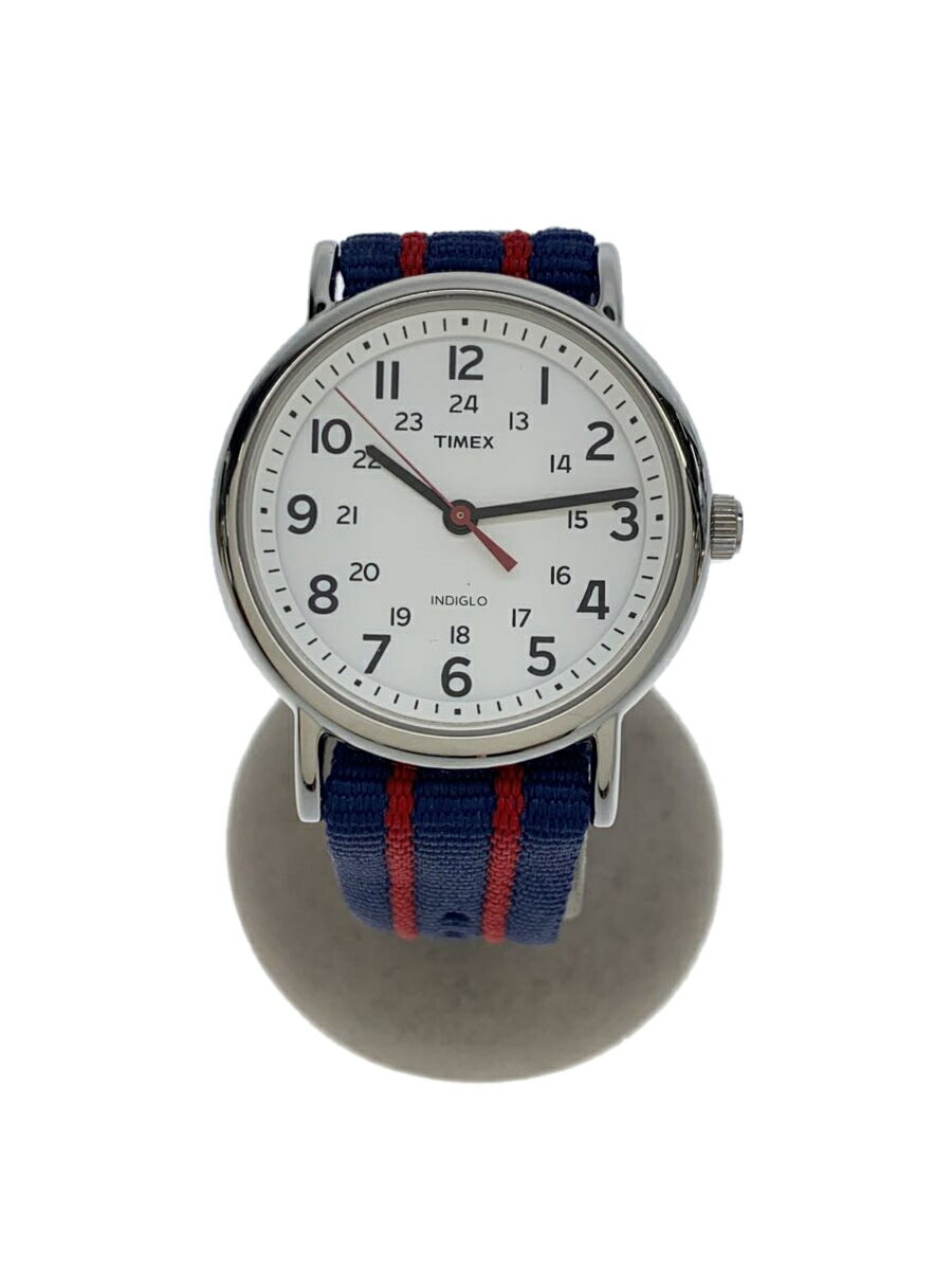 【中古】TIMEX◆クォーツ腕時計/アナ