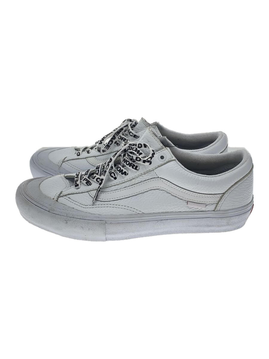 【中古】VANS◆36PRO JUSTIN HENRY/ローカットスニーカー/28.5cm/ホワイト【シューズ】