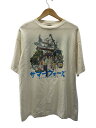 【中古】SAINT MICHAEL◆SG_SS TEE/SUMMER WARS/Tシャツ/L/コットン/WHT/プリント/SM-YS1-0000-C27//【メンズウェア】