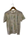 【中古】rel.e.vant.products◆USA製/チューリップアート/カットソー/M/コットン/WHT/花柄【メンズウェア】