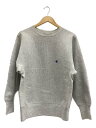 【中古】Champion◆スウェット/M/コットン/GRY/無地【メンズウェア】