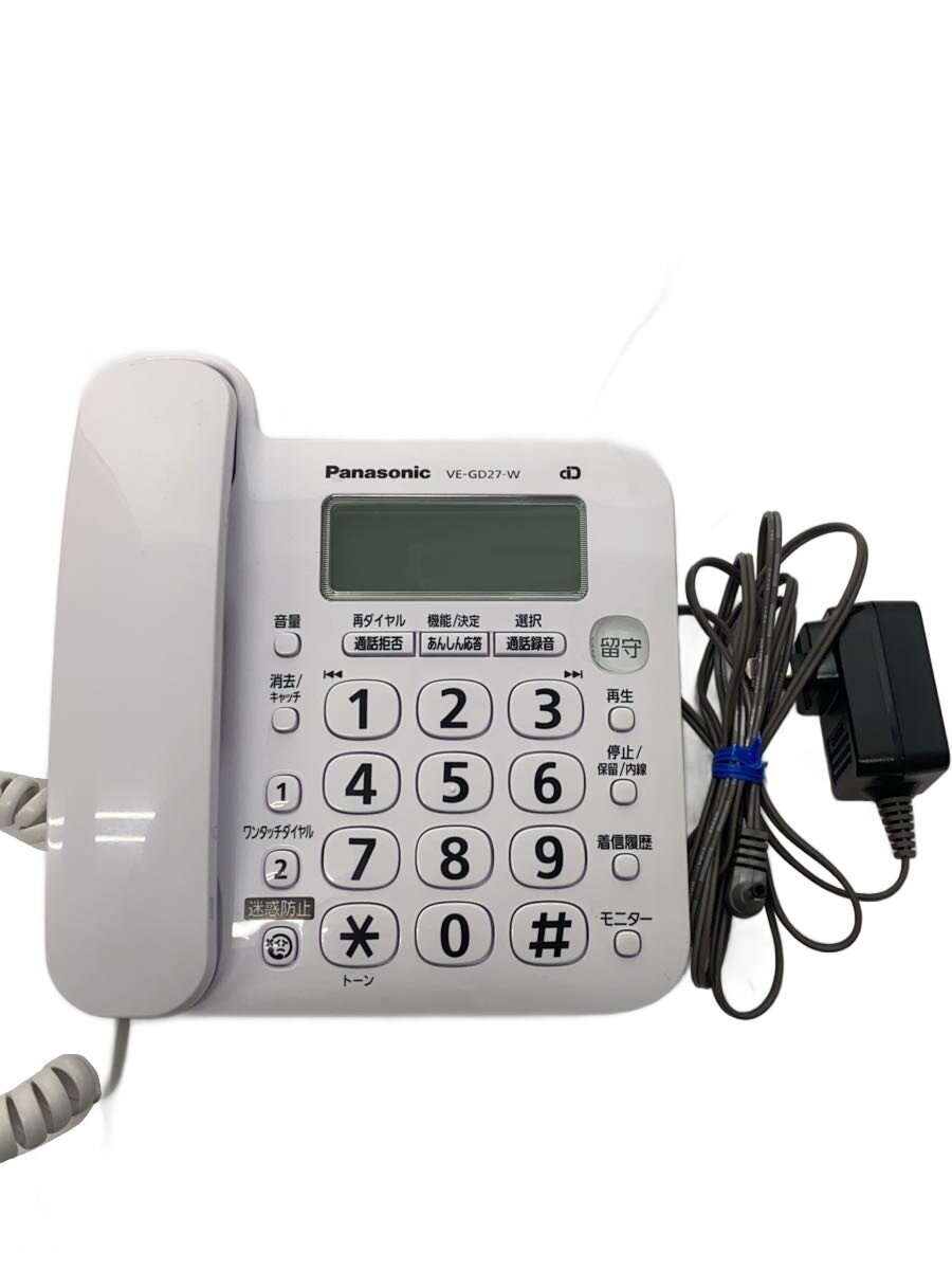 ����š�Panasonic��������Ť���¾/VE-GD27-W�ڲ��š��ӥ��奢�롦�����ǥ�����
