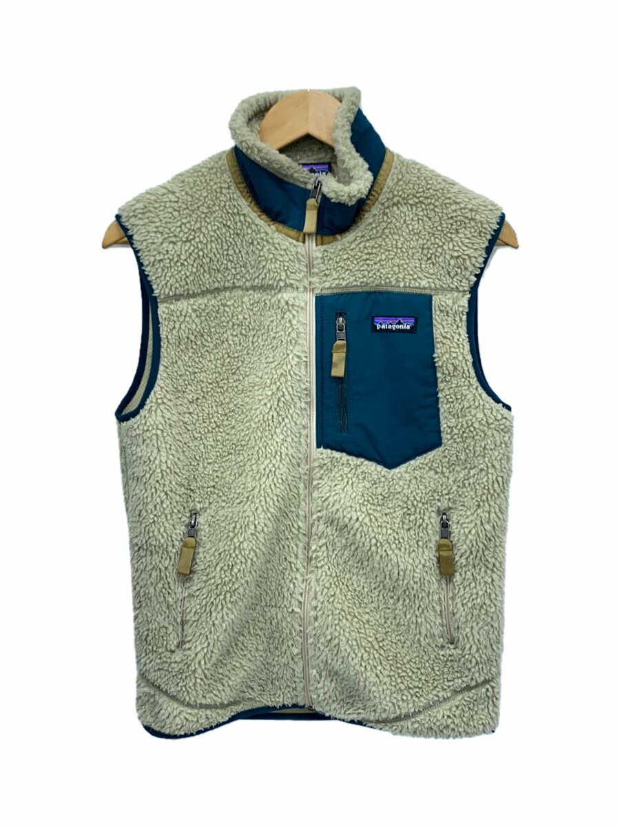 【中古】patagonia◆Classic Retro-X Vest/フリースベスト/XS/ポリエステル/BEG/STY23048FA21【メンズウェア】