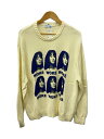 【中古】woke edge/ニット・セーター(薄手)/L/コットン/CRM【メンズウェア】