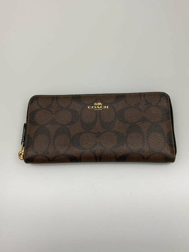 【中古】COACH◆長財布_シグネチャー/--/BRW/総柄/メンズ【服飾雑貨他】 【中古】COACH◆長財布_シグネチャー/--/BRW/総柄/メンズ【服飾雑貨他】
