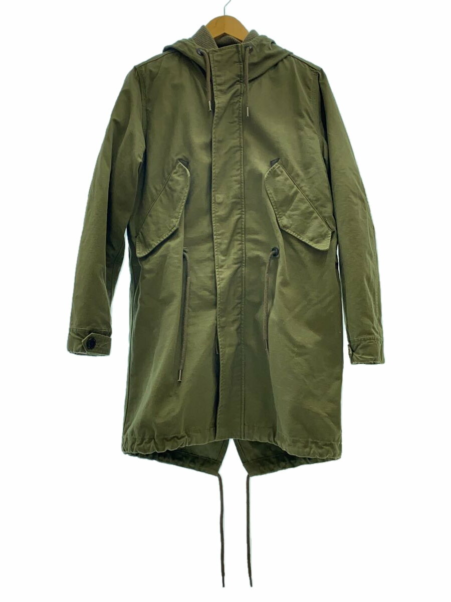 【中古】DIESEL◆2WAY/ライナー付き/モッズコート/S/コットン/KHK【メンズウェア】