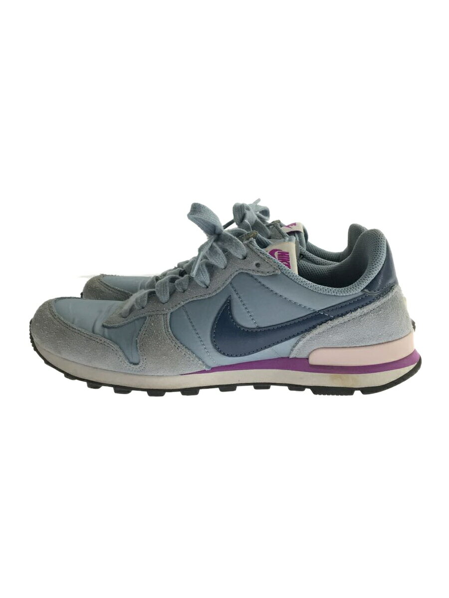 【中古】NIKE◆WMNS INTERNATIONALIST/ウィメンズインターナショナリスト/ブルー/828407-405/24cm【シューズ】