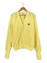 【中古】IZOD◆カーディガン(厚手)/M/イエロー//【メンズウェア】