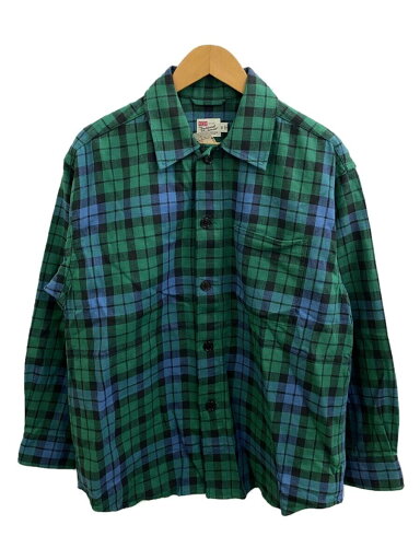 【中古】Traditional Weatherwear◆長袖シャツ/M/コットン/GRN/チェック/G241OSFSH0308NP【メンズウェア】 【中古】Traditional Weatherwear◆長袖シャツ/M/コットン/GRN/チェック/G241OSFSH0308NP【メンズウェア】
