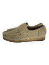 【中古】Clarks◆WallabeeLoafer/ローファー/US10/ベージュ/スウェード/26773【シューズ】