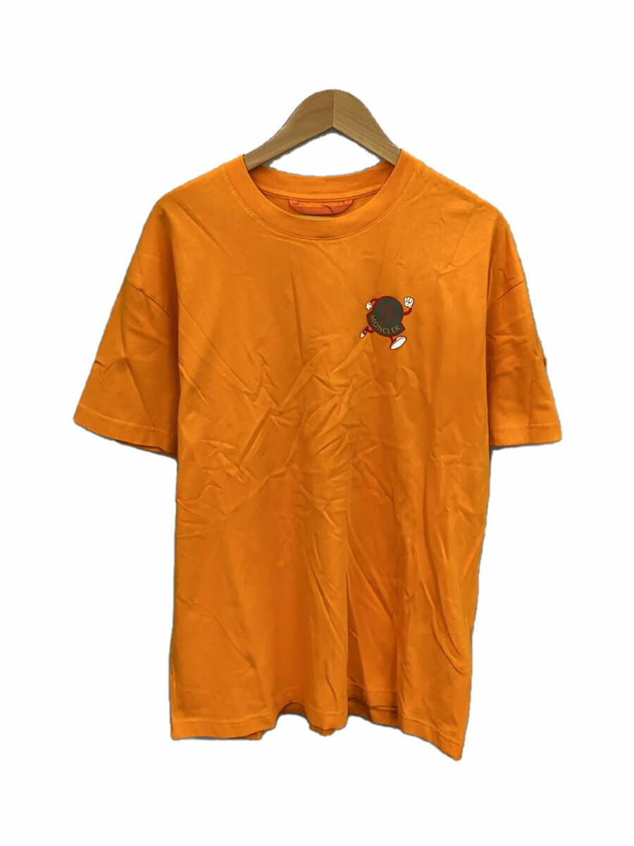 【様々なシーンに】MONCLER プリントTシャツ オレンジ 様々なシーンに】MONCLER プリントTシャツ オレンジ 楽天市場