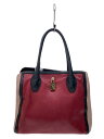 【中古】FURLA◆トートバッグ/レザー/ボルドー/f6130/s3/セミショルダー//【バッグ】