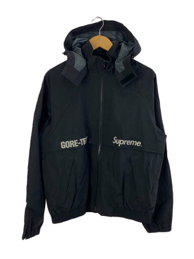 【中古】Supreme◆18AW/GORE-TEX COURT JACKET/ジャケット/L/ナイロン/BLK【メンズウェア】 【中古】Supreme◆18AW/GORE-TEX COURT JACKET/ジャケット/L/ナイロン/BLK【メンズウェア】