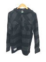 【中古】LRG◆長袖シャツ/M/コットン/GRY/チェック【メンズウェア】
