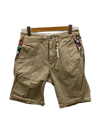 【中古】A BATHING APE◆ボトム/M/コットン/CRM/無地/002SPA201027X【メンズウェア】 【中古】A BATHING APE◆ボトム/M/コットン/CRM/無地/002SPA201027X【メンズウェア】
