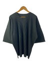 【中古】HOMME PLISSE ISSEY MIYAKE◆Tシャツ/4/ポリエステル/BLK/HP43JK103【レディースウェア】
