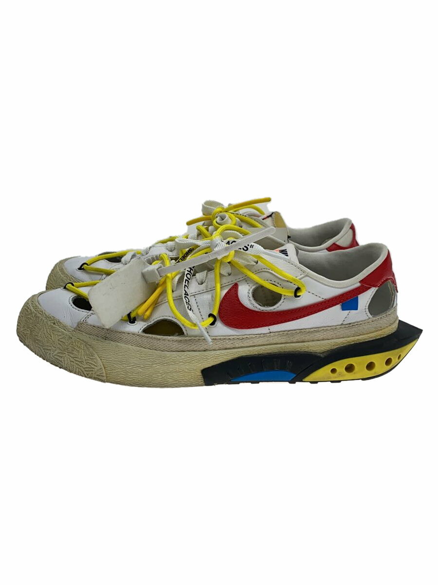 【中古】NIKE◆OFF-WHITE X BLAZER LOW 77_オフホワイト X ブレーザー ロー 77/28cm/マルチカラー//【シューズ】
