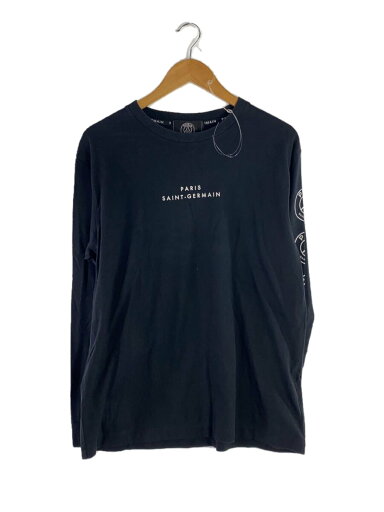 【中古】PARIS SAINT-GERMAIN◆長袖Tシャツ/L/コットン/BLK/19-070-340-0005-3-0【メンズウェア】 【中古】PARIS SAINT-GERMAIN◆長袖Tシャツ/L/コットン/BLK/19-070-340-0005-3-0【メンズウェア】