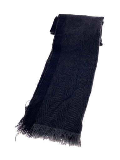 【中古】Ermenegildo Zegna◆マフラー/ウール/BLK/メンズ//【服飾雑貨他】 【中古】Ermenegildo Zegna◆マフラー/ウール/BLK/メンズ//【服飾雑貨他】