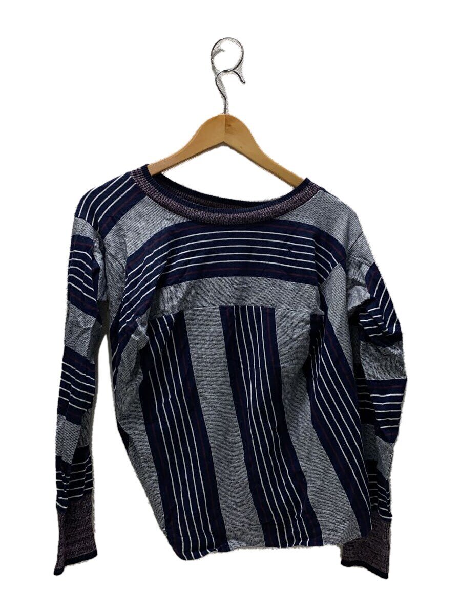 【中古】Vivienne Westwood RED LABEL◆長袖Tシャツ/2/コットン/ストライプ/16-01-372011【レディースウェア】