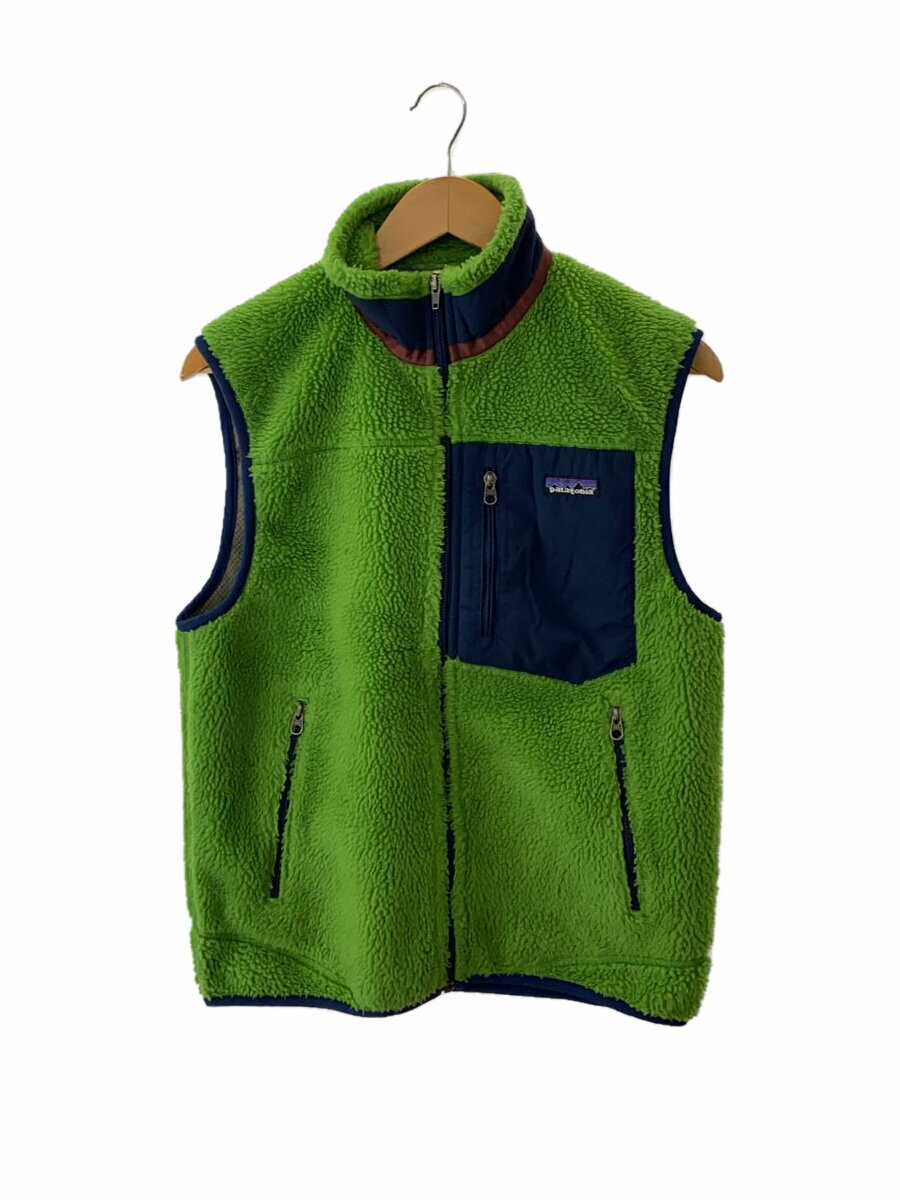 【中古】patagonia◆フリースジャケット/S/ポリエステル/GRN/無地/23047FA11【メンズウェア】