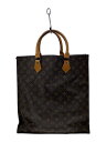 【中古】LOUIS VUITTON◆1)サック・プラ_モノグラム・キャンバス_BRW/PVC/BRW【バッグ】(4)