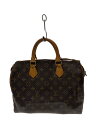 【中古】LOUIS VUITTON◆1)スピーディ30_モノグラム・キャンバス_BRW/PVC/BRW【バッグ】(4)