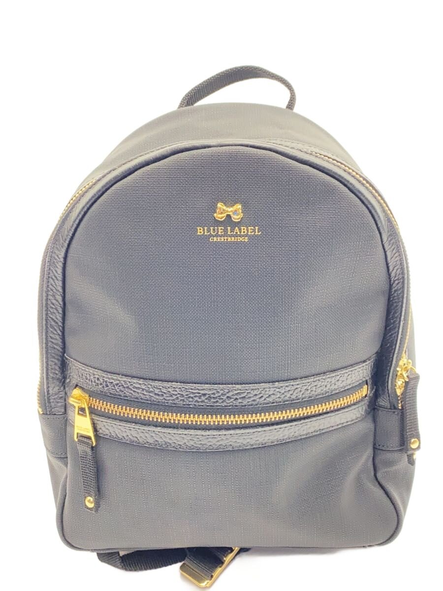 【中古】BLUE LABEL CRESTBRIDGE◆ミニバックパック リュック/ブラック/55132-106-09【バッグ】