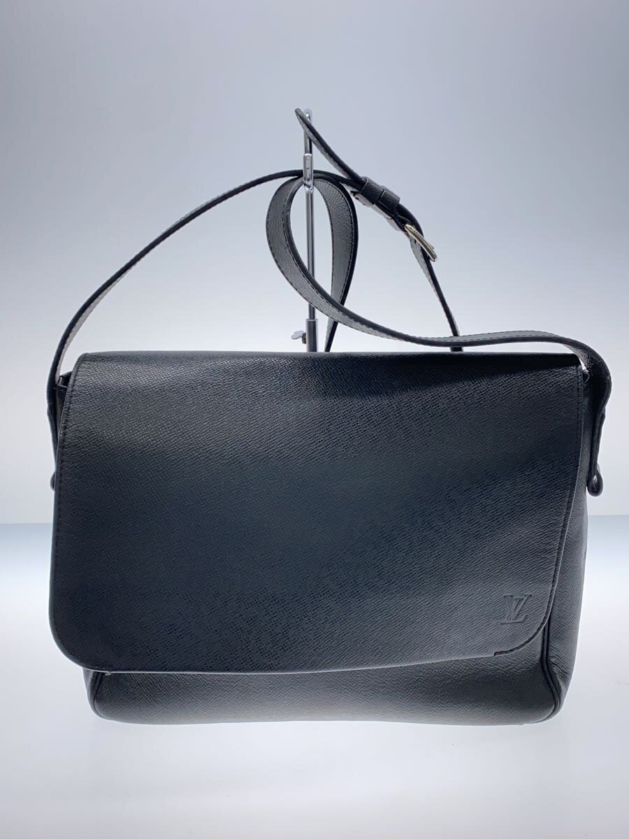 C, D, T, R, W - 【中古】LOUIS VUITTON◆ロマンPM_タイガ_BLK/牛革/BLK【バッグ】