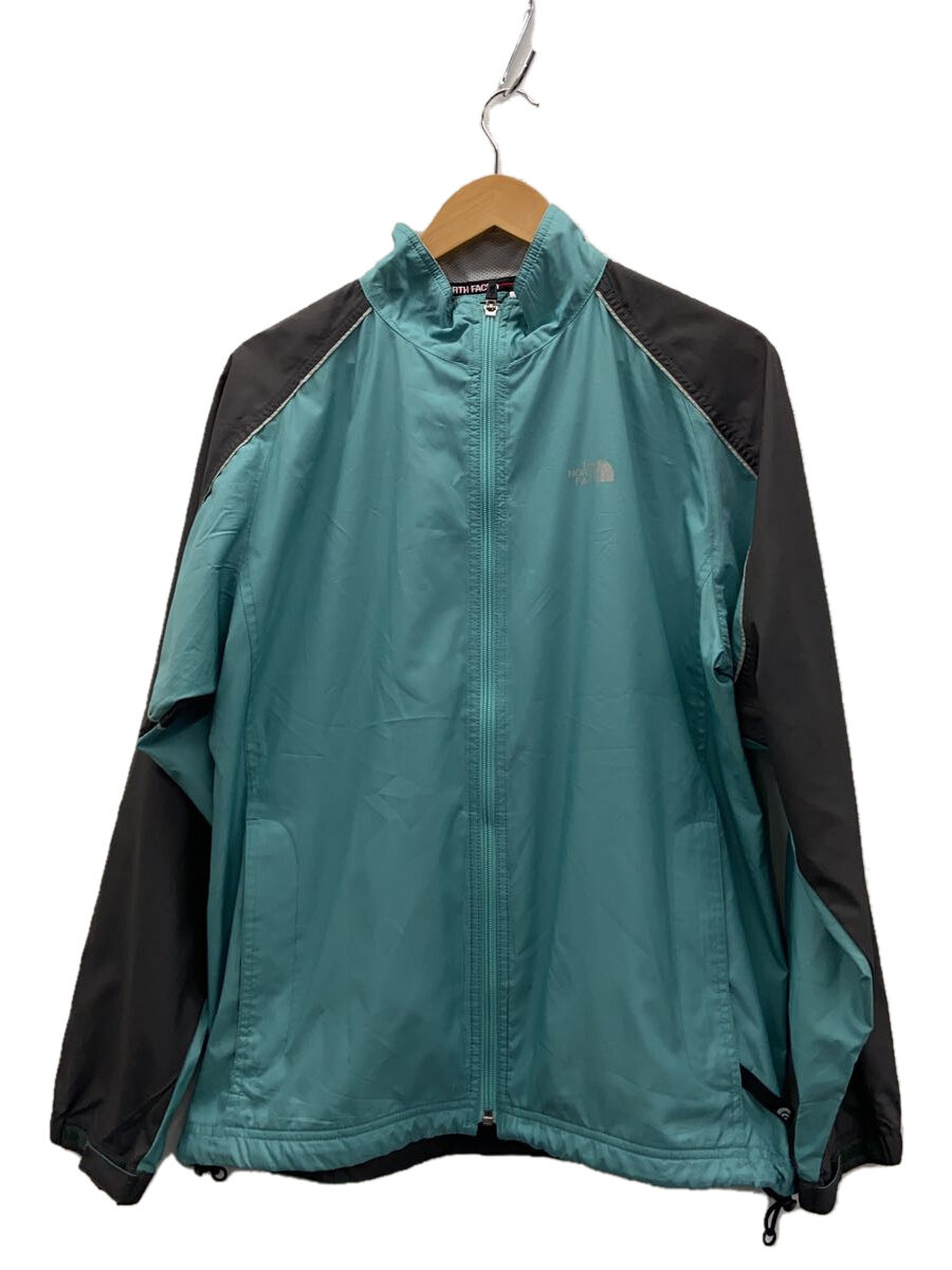 【中古】THE NORTH FACE◆ジップアップナイロンジャケット/L/ナイロン/BLU【メンズウェア】