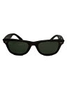 【中古】Ray-Ban◆サングラス/ウェリントン/セルロイド/BLK/...(4)