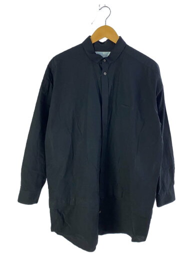 【中古】Dulcamara◆長袖シャツ/1/コットン/BLK【メンズウェア】