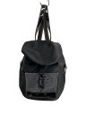 【中古】MOSCHINO◆バッグ/--/BLK【バッグ】