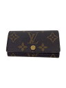 【中古】LOUIS VUITTON◆ミュルティクレ4_モノグラム・キャンバス_BRW/レザー/BRW/メンズ【服飾雑貨他】(4)