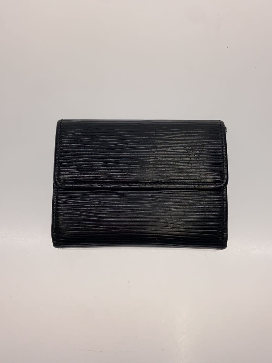 【中古】LOUIS VUITTON◆ラドロー_エピ_BLK/レザー/ブラック/メンズ【服飾雑貨他】