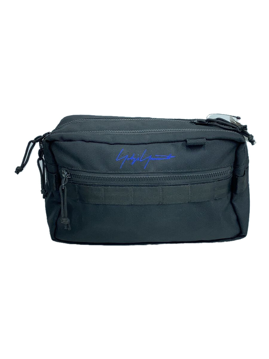 【中古】NEW ERA◆ウエストバッグ/ポリエステル/BLK/無地/1209【バッグ】