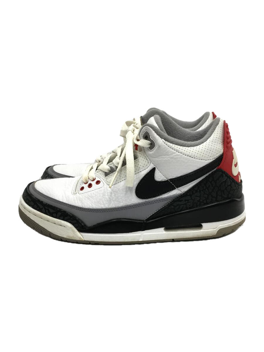 【中古】NIKE◆AIR JORDAN 3 RETRO TINKER NRG/エアジョーダンレトロ/ホワイト/AQ3835-160/2【シューズ】