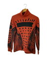【中古】ISSEY MIYAKE◆スウェット/--/コットン/RED【レディースウェア】