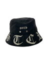 【中古】CVTVLIST◆OLD ENGLISH/バケットハット/FREE/ナイロン/ブラック/メンズ/2401060501【服飾雑貨他】