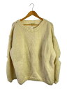 【中古】MCMACHAN WOOLEN◆ニット・セーター(厚手)/--/ウール/CRM/無地//【メンズウェア】