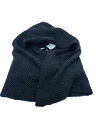 【中古】VAINL ARCHIVE◆ストール/ウール/BLK/無地/メンズ/VASN23F004【服飾雑貨他】
