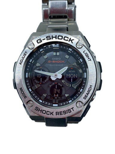 【中古】CASIO◆腕時計/アナログ/ステンレス/BLK/SLV/GST-W110D【服飾雑貨他】 【中古】CASIO◆腕時計/アナログ/ステンレス/BLK/SLV/GST-W110D【服飾雑貨他】