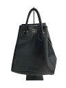 【中古】YOUNG & OLSEN◆トートバッグ/レザー/BLK【バッグ】(4)