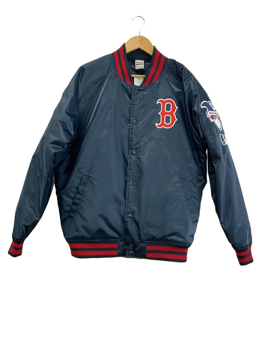 【中古】Genuine Merchandise◆スタジャン/XL/ポリエステル/NVY//【メンズウェア】