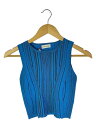 【中古】MAISON SPECIAL◆Narrow Plating Knit キャミソール・タンクトップ/FREE/レーヨン/BLU/2123136600【レディースウェア】(4)