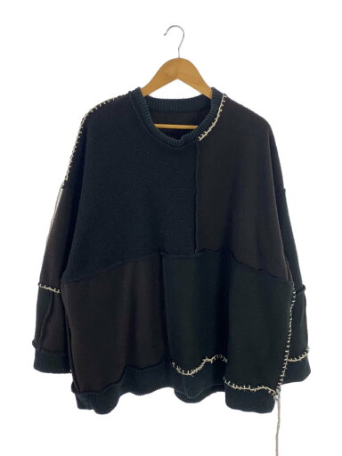 【中古】made by filum/ニット・セーター(厚手)/--/アクリル/BLK//【メンズウェア】 【中古】made by filum/ニット・セーター(厚手)/--/アクリル/BLK//【メンズウェア】