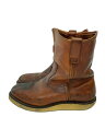 【中古】RED WING◆ペコスブーツ/US7.5/レザー【シューズ】
